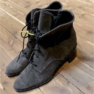 Freda Salvador Grey Suede Boot NEW